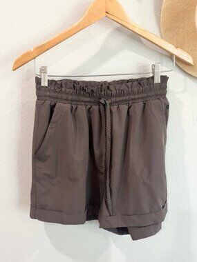 Apana Chocolate Brown Athletic Shorts Size Medium